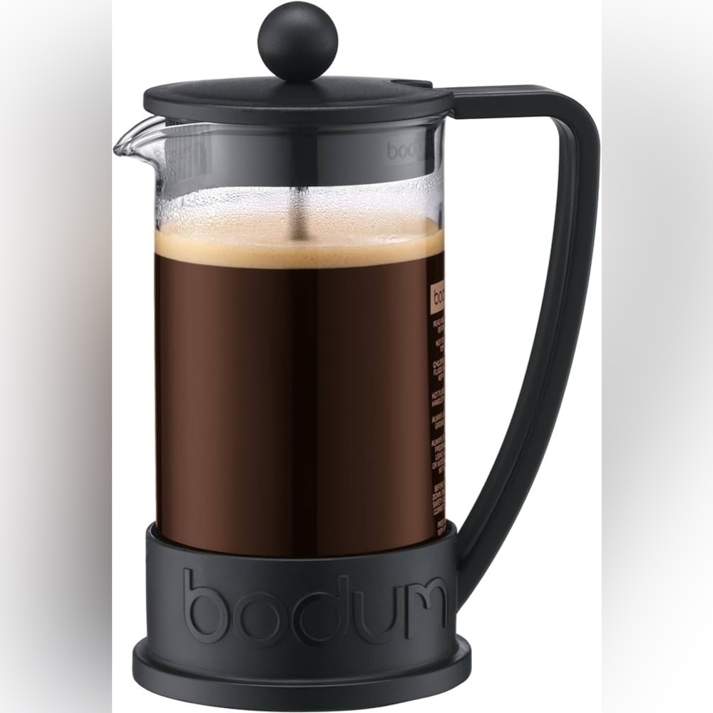 Bodum The Original French Press 3 Cup Coffee Maker Black NEW NWT